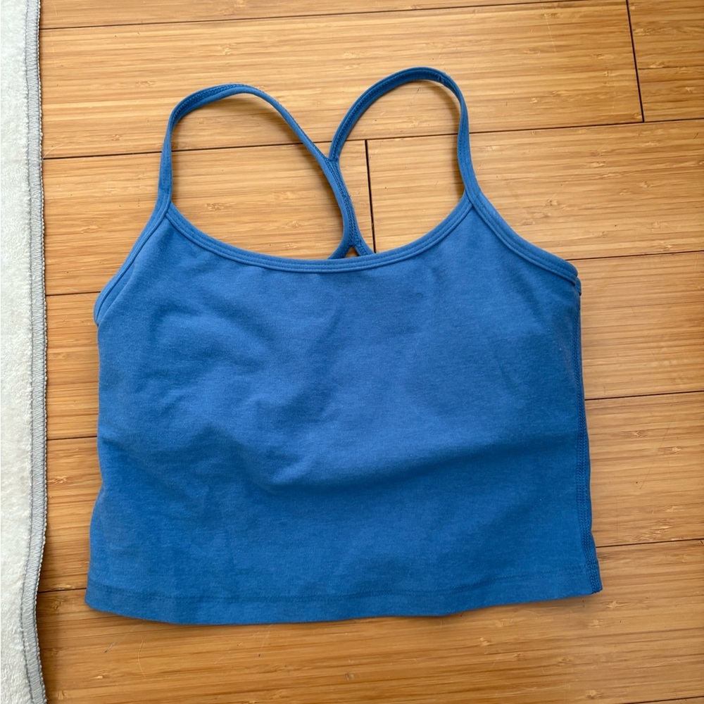Beyond Yoga Blue Strappy Top